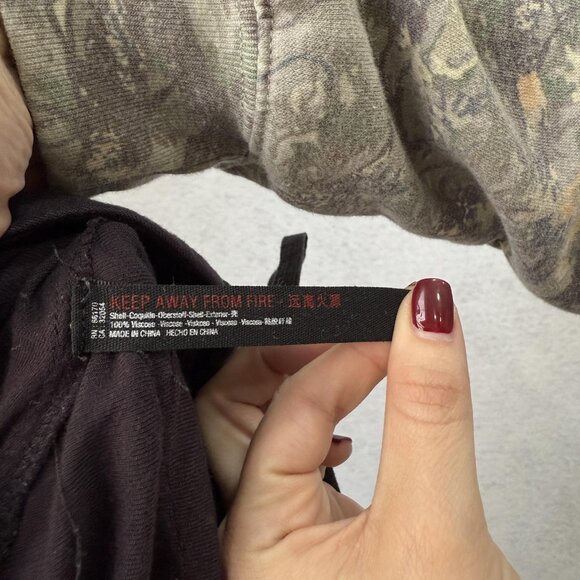 Free People Movement Pants Womens XS Black Cargo Wide Leg Drawstring Pockets - Picture 11 of 14